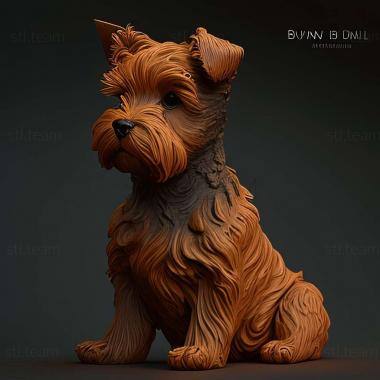 3D model Dandy Dinmont Terrier dog (STL)